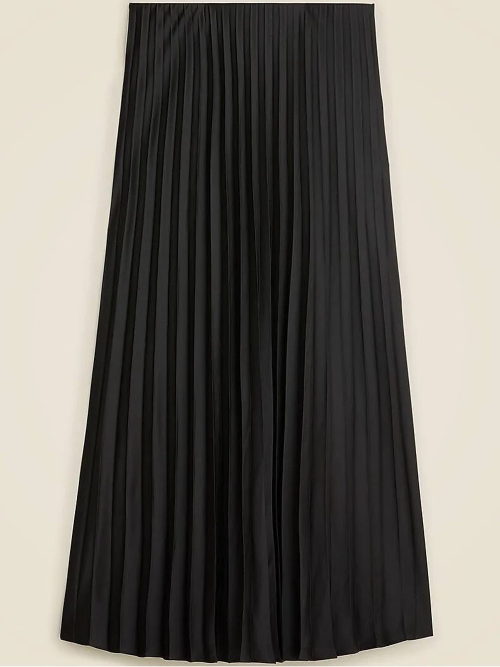 J.Crew Black Gwyneth Pleated Skirt